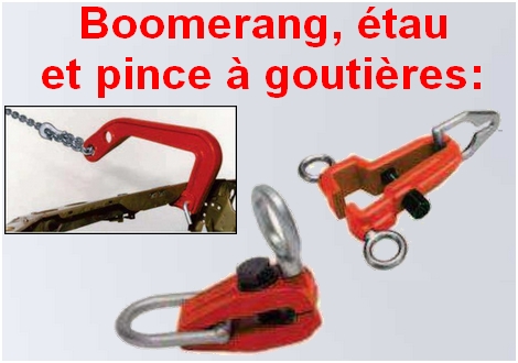 pinces boomerang