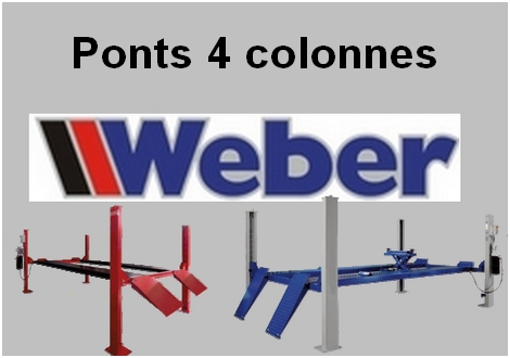 Ponts 4 colonnes Weber